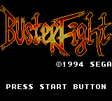 Buster Fight Title Screen